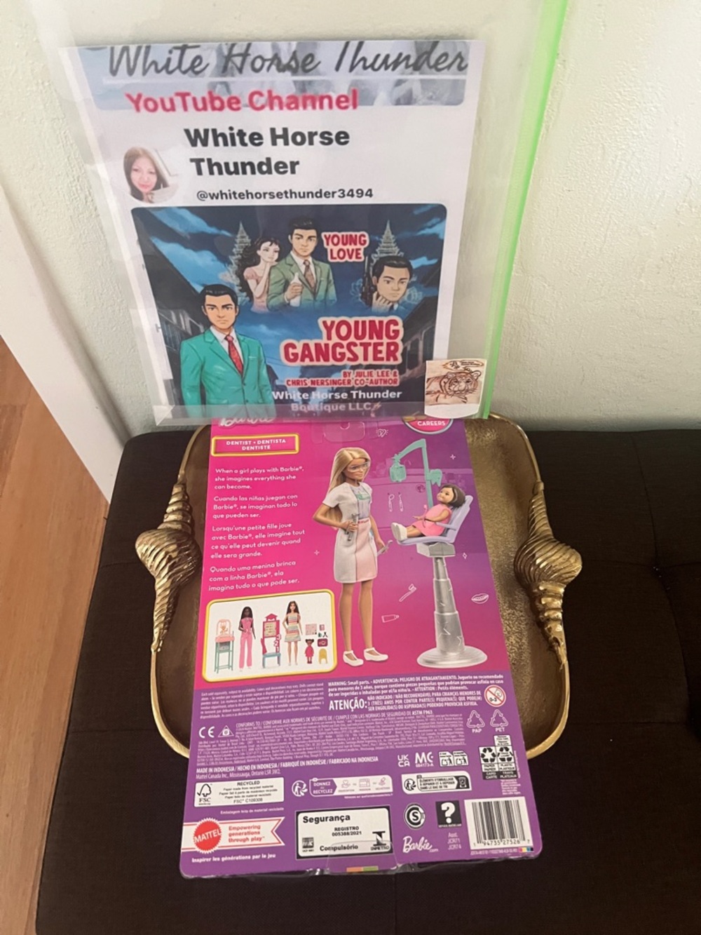 #1868**Barbie Dentist Playset Doll - Pink & Purple - Picture 4 of 11